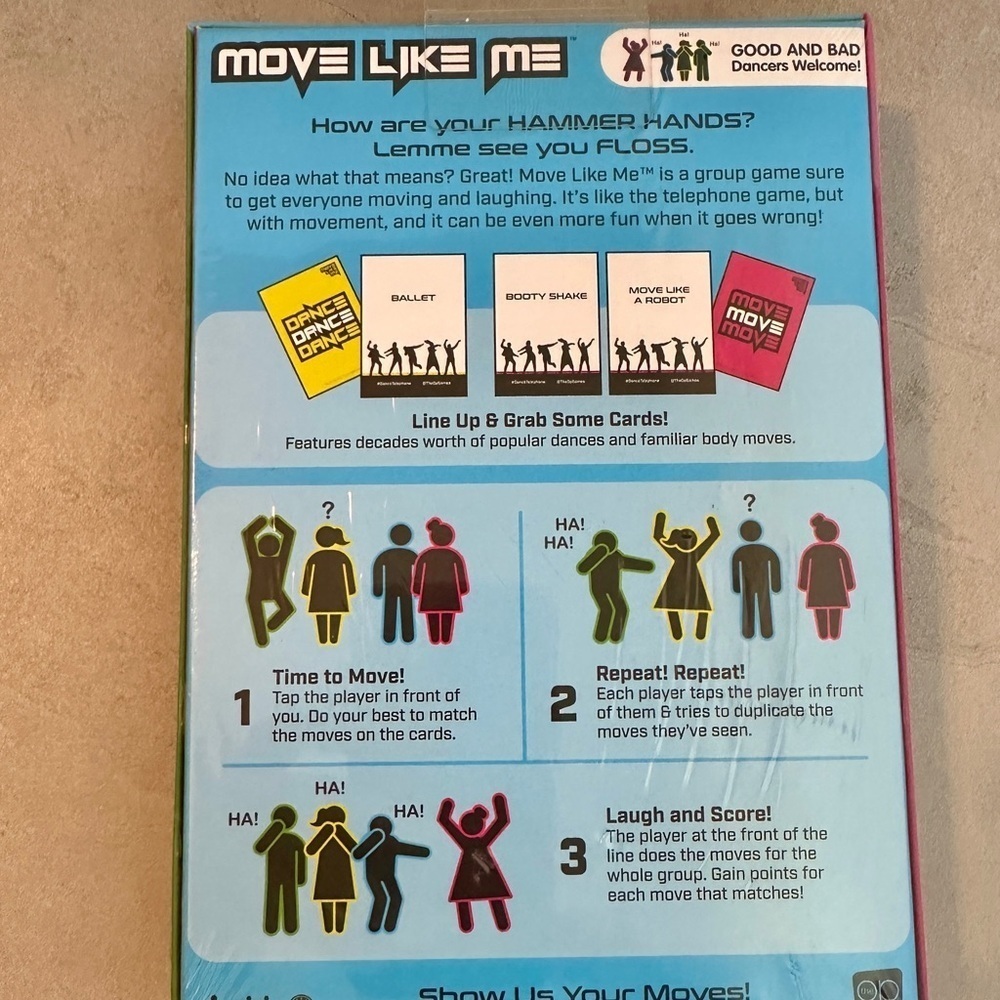 “Move Like Me” The Game Of Laughter In Motion NEW SEALED - Picture 2 of 4